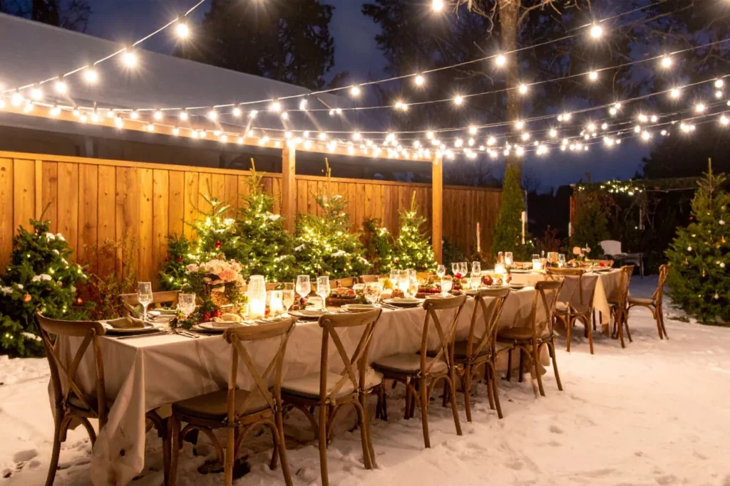 event planner in Islamabad house lighting decoration outdoor setup